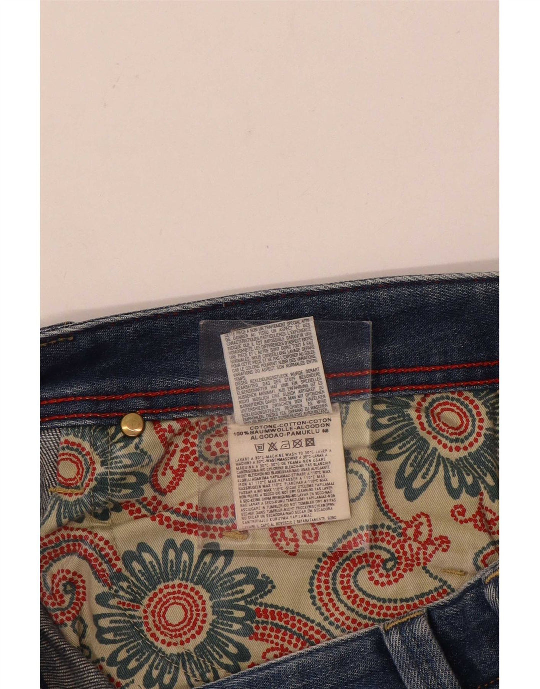 Jeans dritti da uomo Diesel Lugger W30 L34 cotone blu