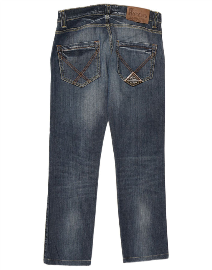 Jeans dritti da uomo Roy Rogers W32 L28 cotone blu