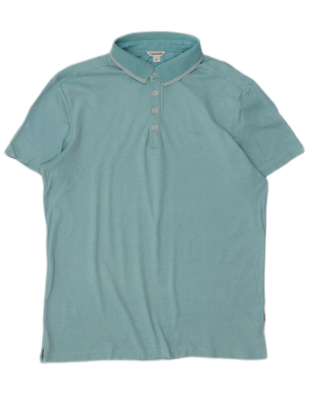 CALVIN KLEIN Polo Uomo Small Blu Cotone