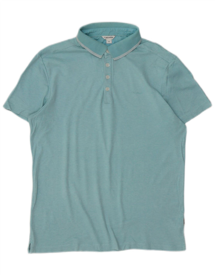 CALVIN KLEIN Polo Uomo Small Blu Cotone