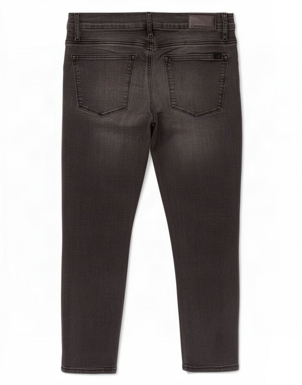 Jeans skinny corti a vita media da donna Calvin Klein W28 L25 Grigi