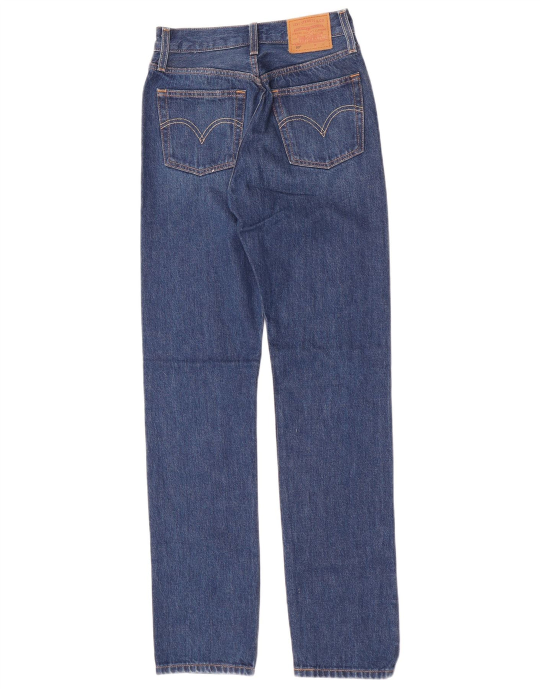 Jeans dritti Levi's 501 da donna W23 L32 cotone blu
