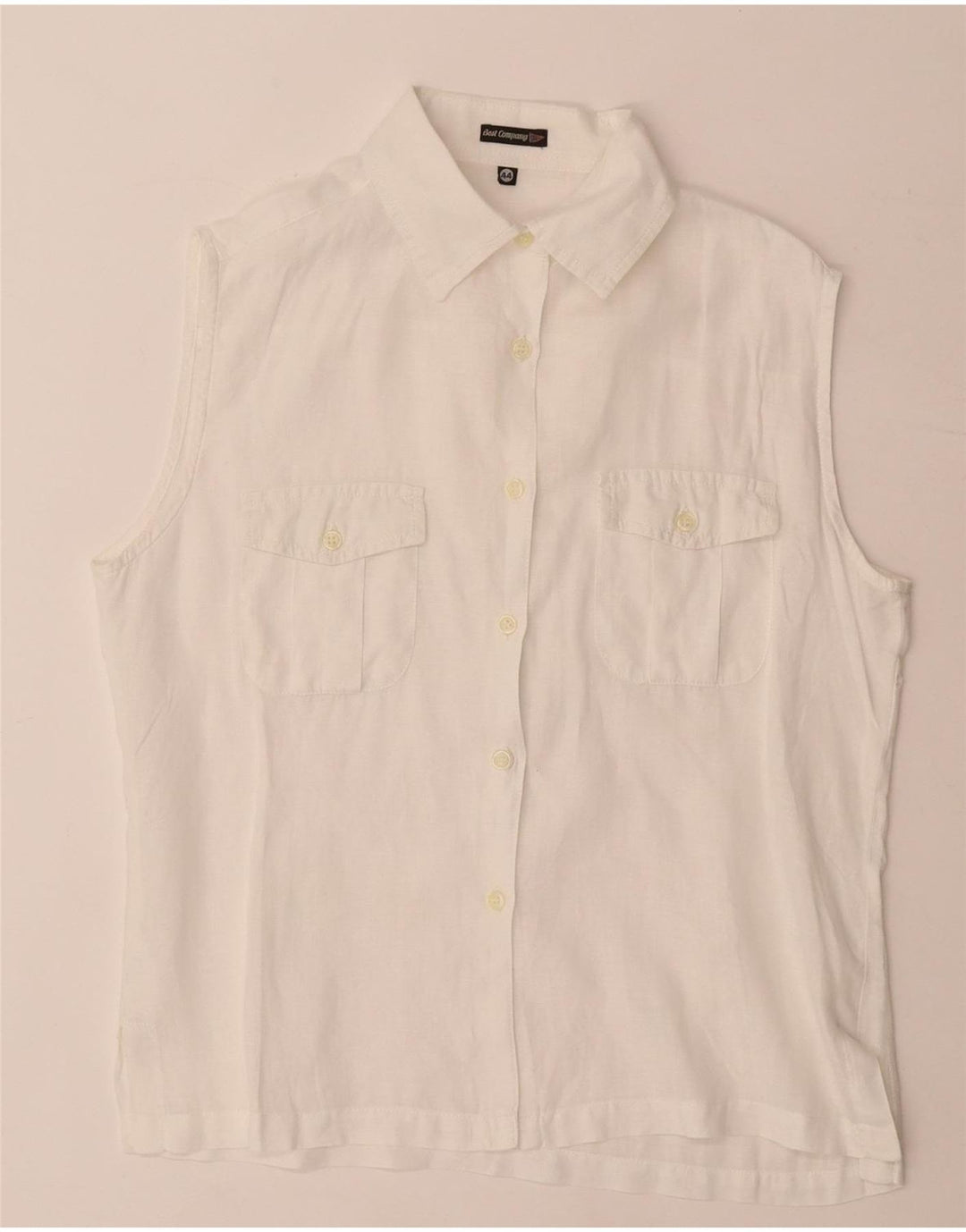 Camicetta senza maniche da donna Best Company IT 44 Medium White