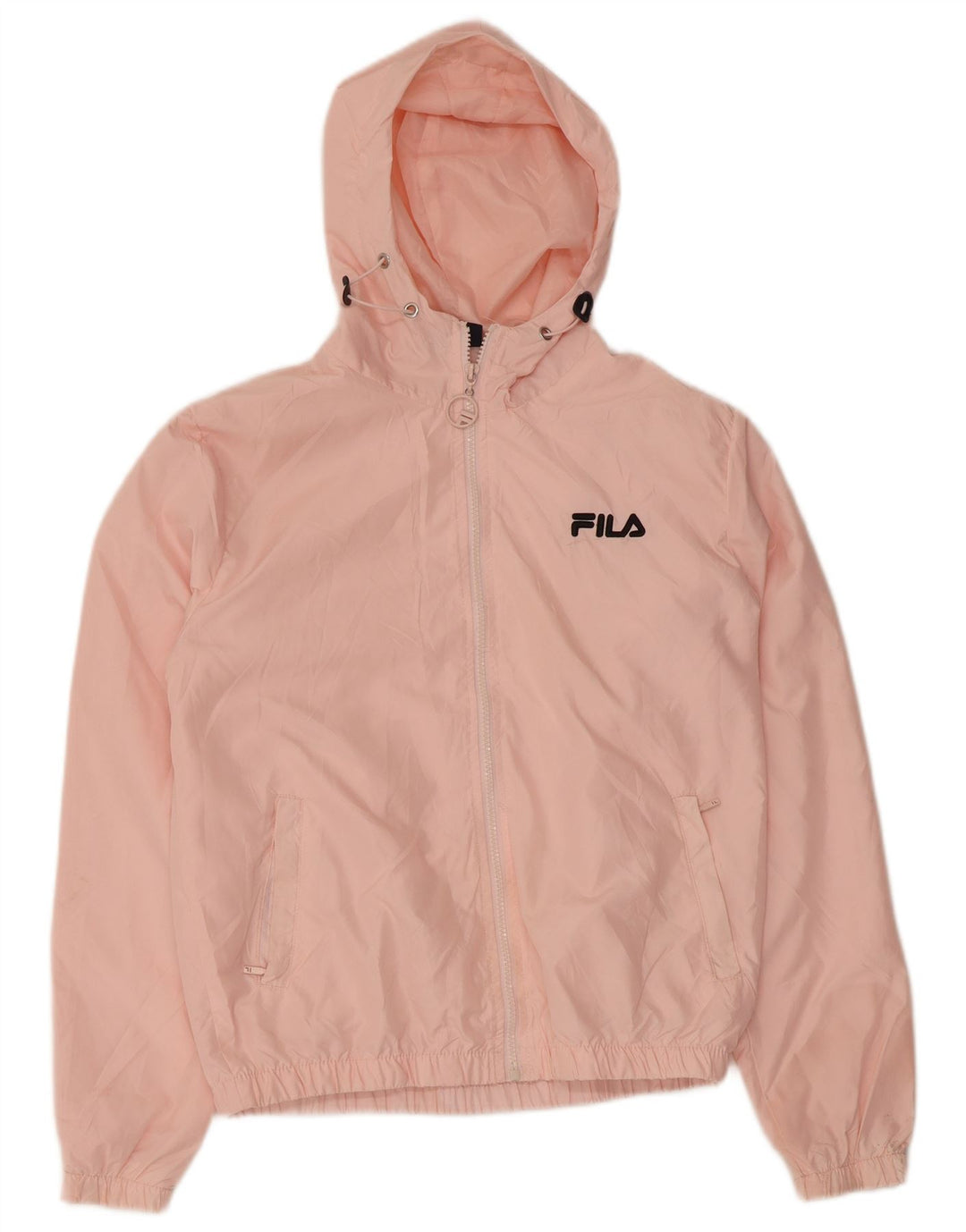 Giacca antipioggia oversize con cappuccio da donna Fila UK 6 XS poliestere rosa