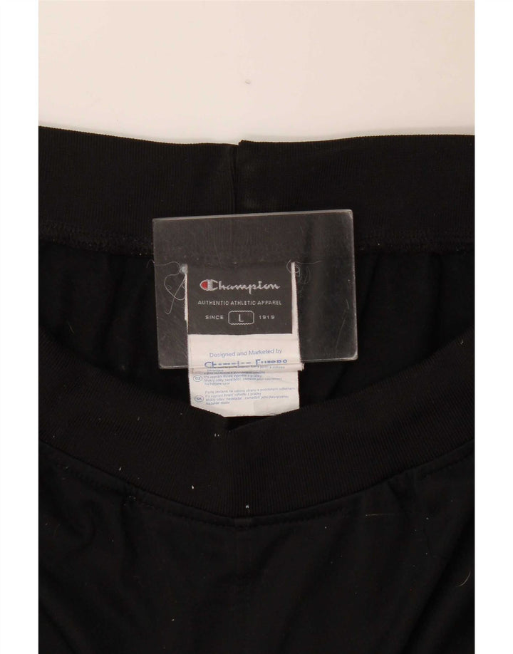 Pantaloni da tuta da donna Champion UK 16 Large Nero Poliestere