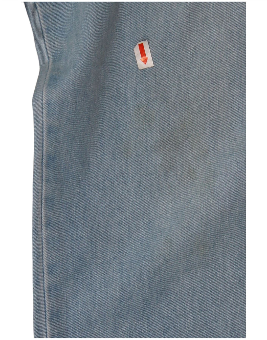 Jeans affusolati a vita alta da donna MOSCHINO W33 L27 cotone blu