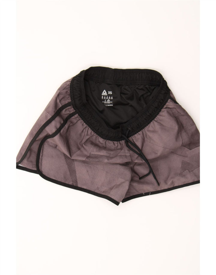 REEBOK Womens Sport Shorts UK 4/6 XS  Purple Polyester Vintage Reebok and Second-Hand Reebok from Messina Hembry 