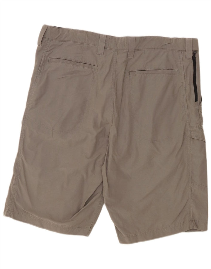 Pantaloncini cargo da uomo Marks & Spencer grandi W36 in cotone grigio