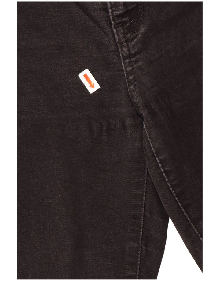 LEVI'S Jeans slim modellanti da donna 312 W26 L30 cotone nero