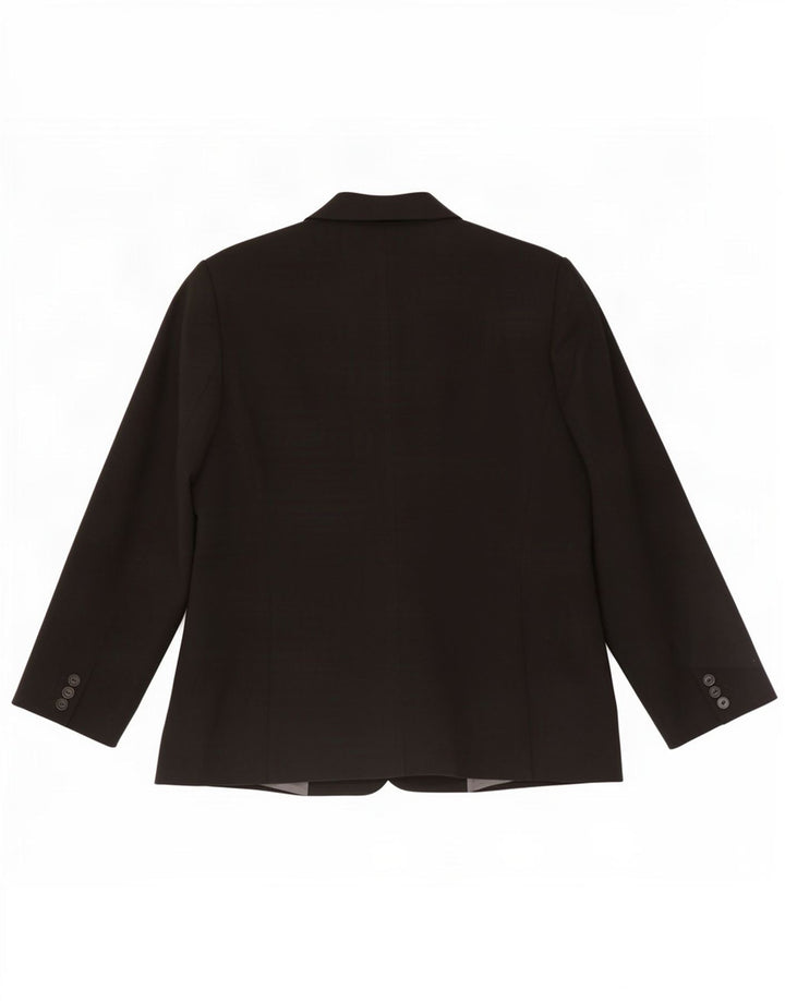 Giacca blazer a 4 bottoni da donna Zara EU 46 2XL poliestere nero