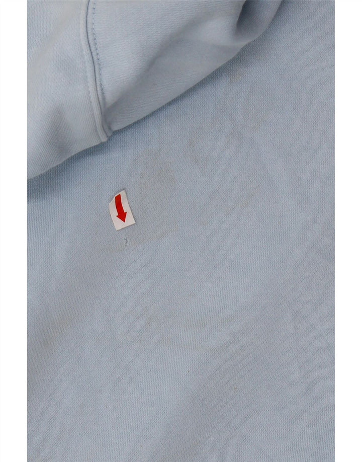 Felpa con cappuccio da uomo Nike Small in cotone blu