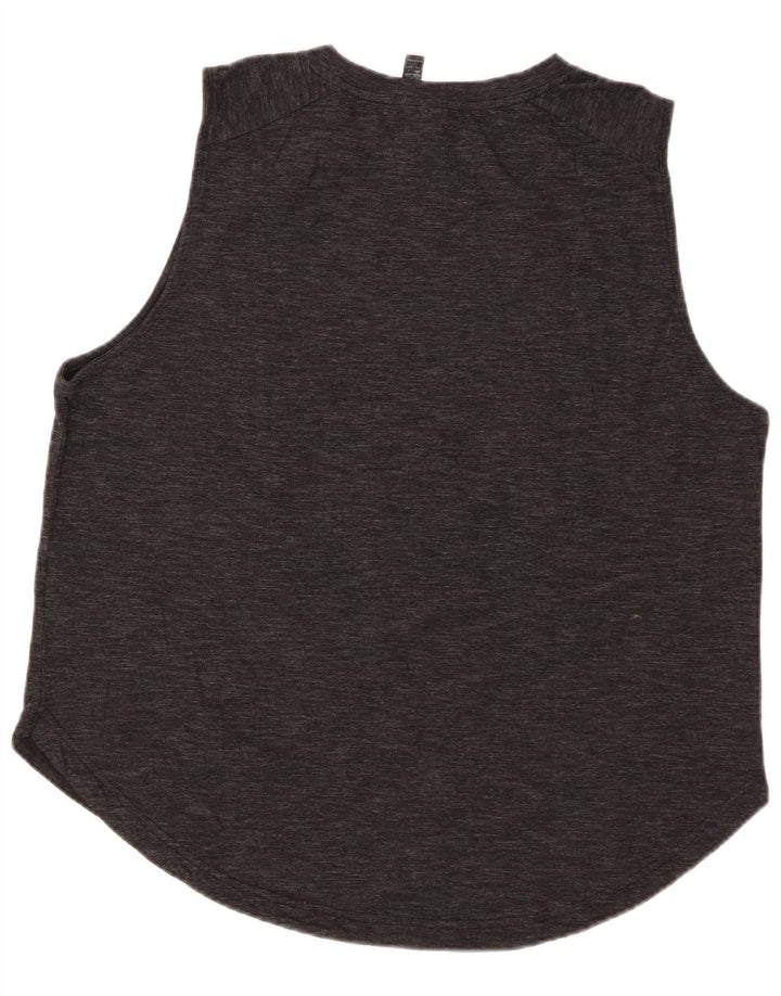 Canotta grafica da donna ADIDAS UK 16/18 grande grigio screziato