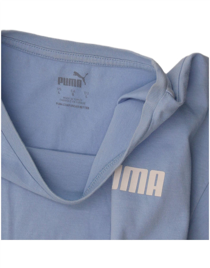 Maglietta corta da donna Puma UK 16 grande blu
