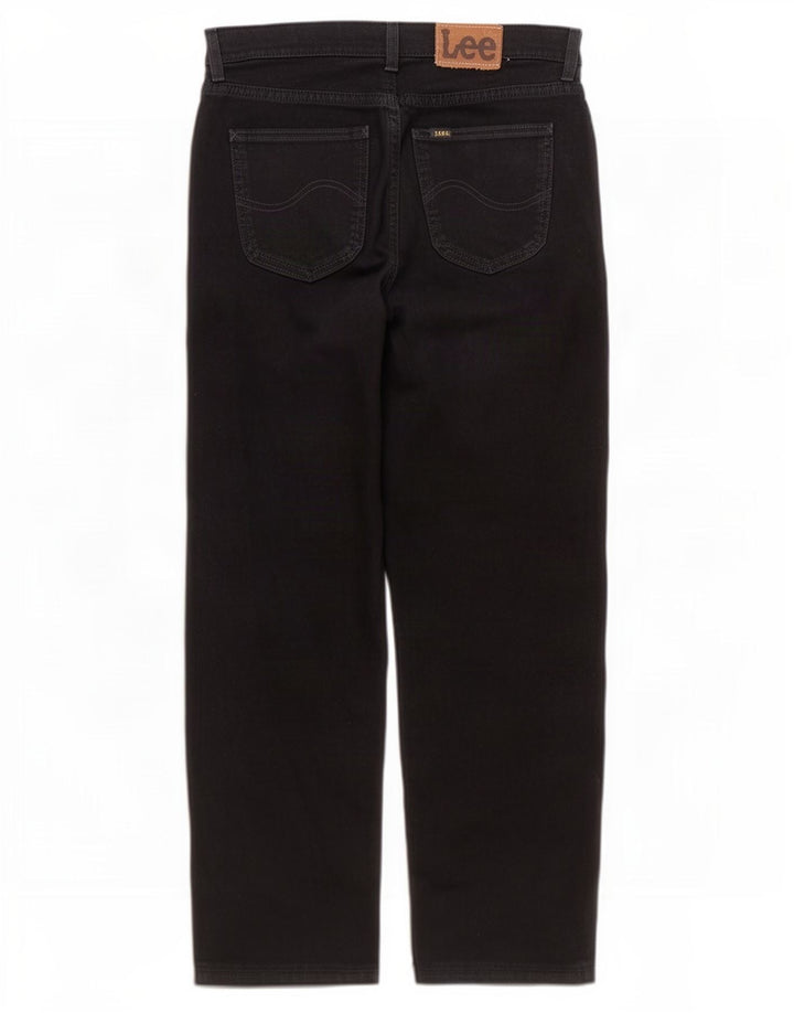 Jeans dritti da uomo Lee Brooklyn W34 L29 cotone nero
