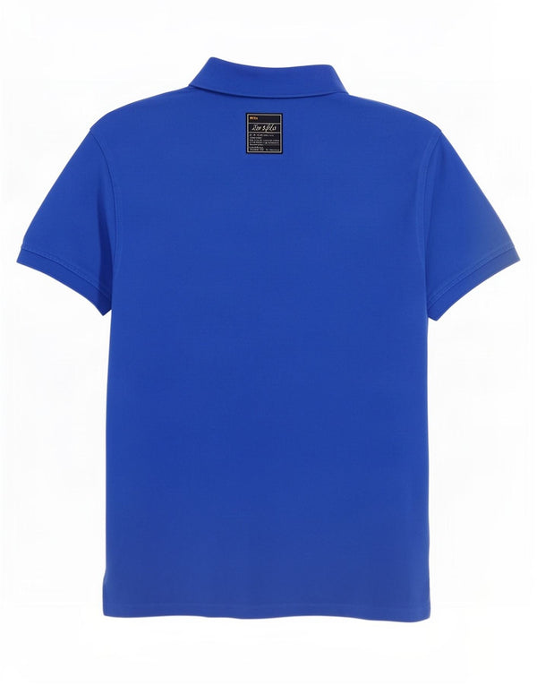 Polo da uomo Regular Fit Tommy Hilfiger Large in cotone blu