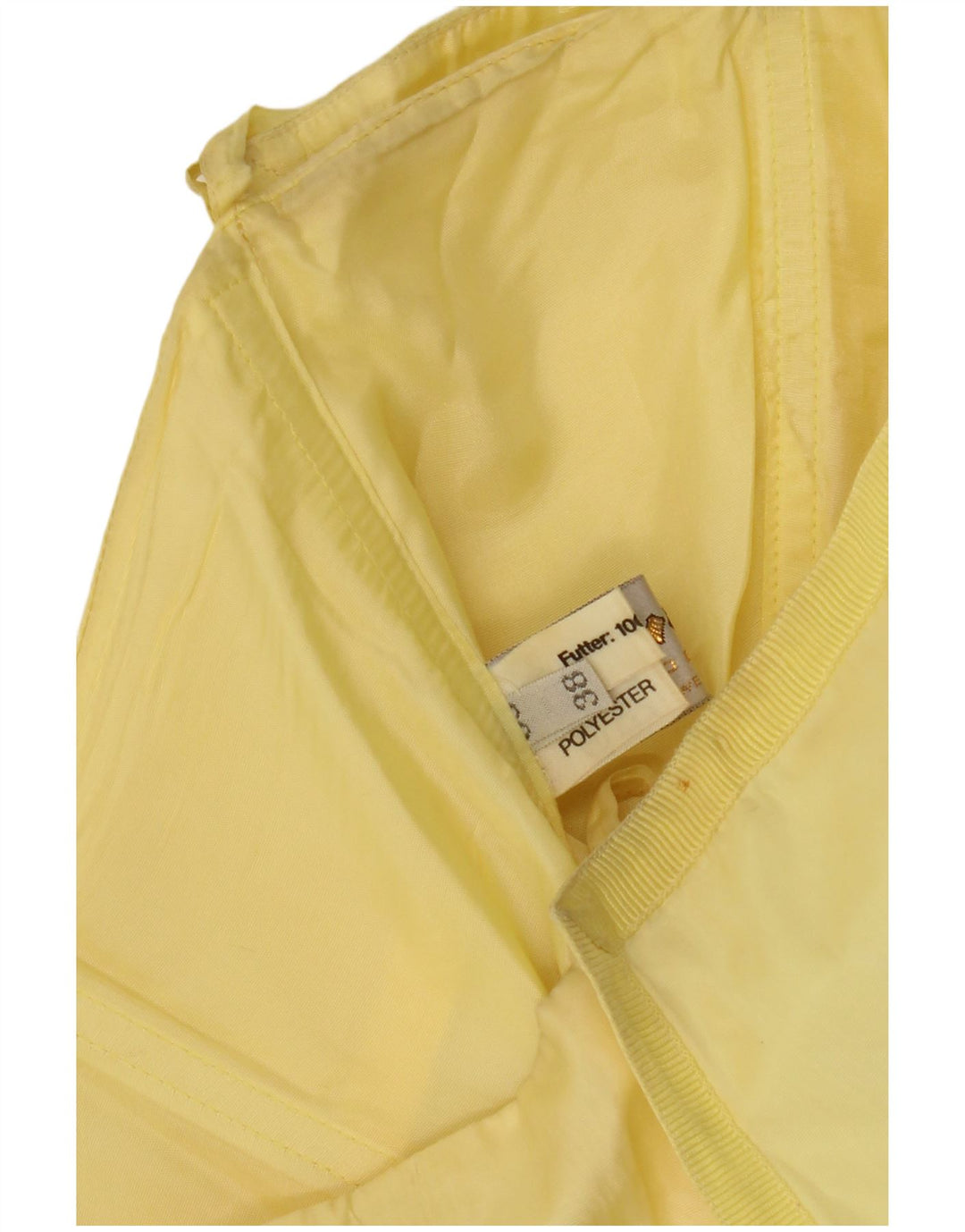 Abito asimmetrico senza spalline da donna Murek EU 38 Acetato giallo medio