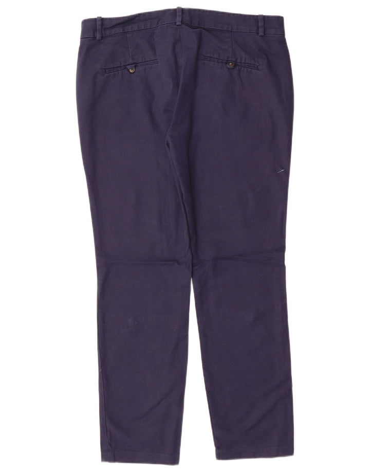 Pantaloni chino affusolati da donna Zara EU 40 medi W30 L27 blu navy classici