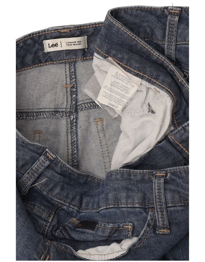 Jeans Capri da donna Lee W34 L18 cotone blu