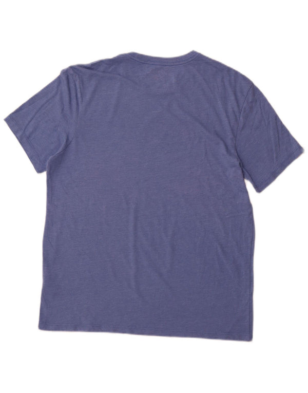 T-shirt da uomo J. CREW Top in cotone blu medio