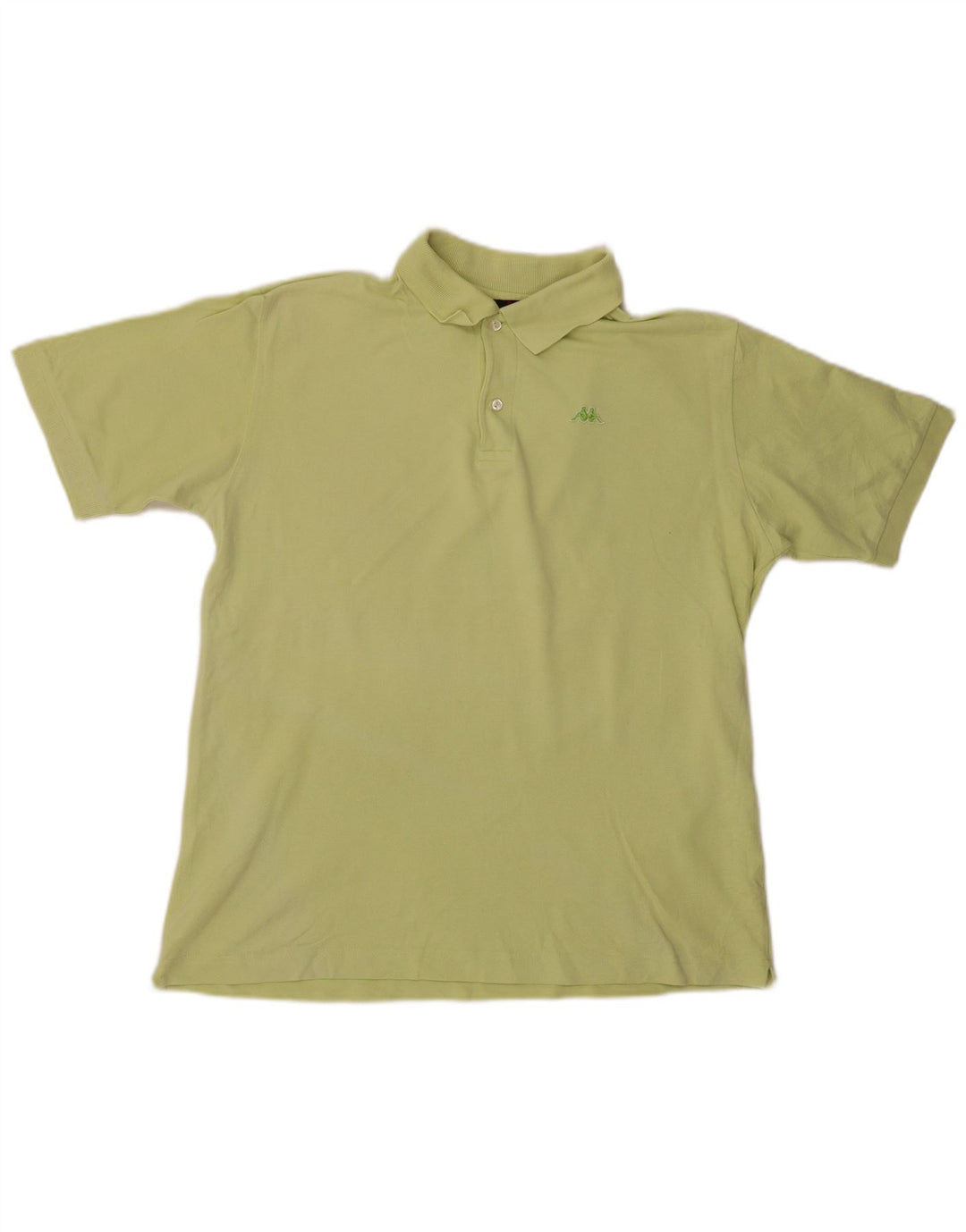 Polo Kappa Uomo Large Verde Cotone