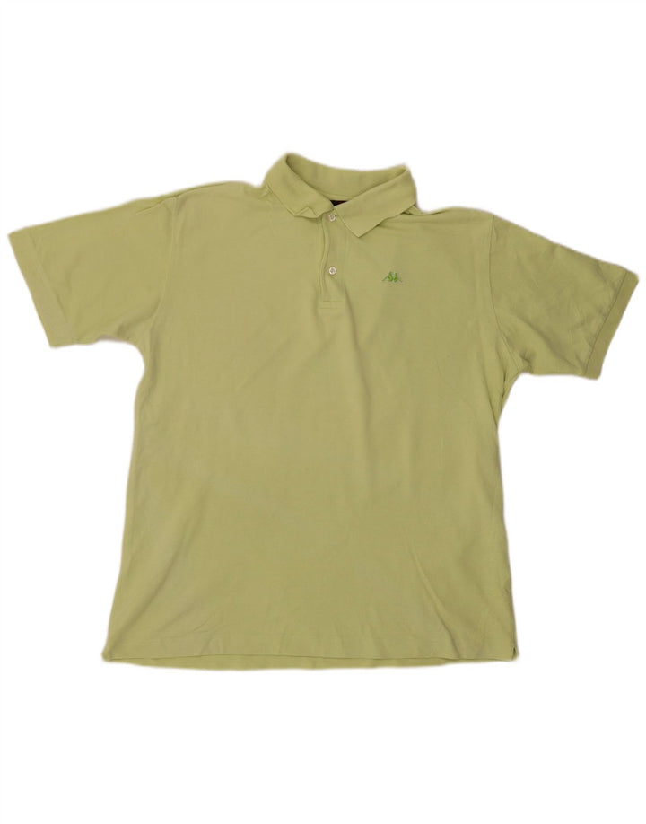 Polo Kappa Uomo Large Verde Cotone