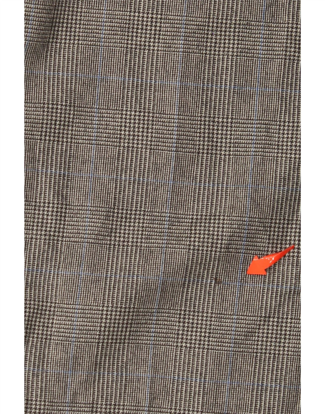 BROOKS BROTHERS Pantaloni da abito con pegging Madison da uomo W32 L29 pied de poule grigio