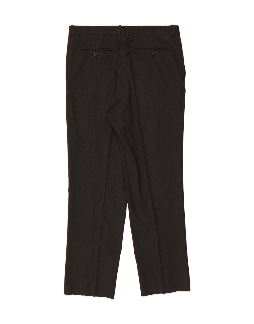 VINTAGE Mens Straight Suit Trousers IT 54 2XL W36 L31 Grey Polyester Vintage Vintage and Second-Hand Vintage from Messina Hembry 