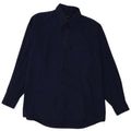 PIERRE CARDIN Camicia Uomo Large Blu Navy Cotone