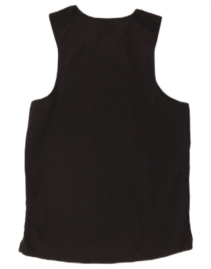 Canotta grafica Nike Dri Fit da uomo, piccola, in poliestere nero