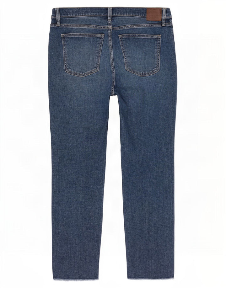 Jeans Gap Girlfriend da donna slim a vita media effetto effetto vissuto W30 L27 Blu