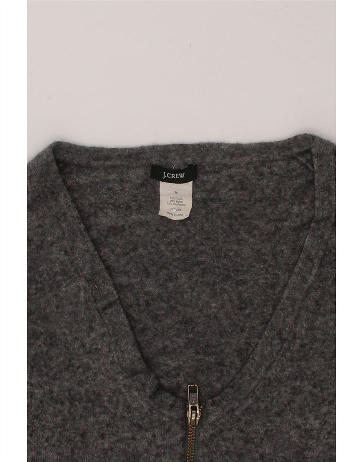 J. CREW Girls Crop Cardigan Sweater 10-11 Years Medium Grey Wool Vintage J. Crew and Second-Hand J. Crew from Messina Hembry 