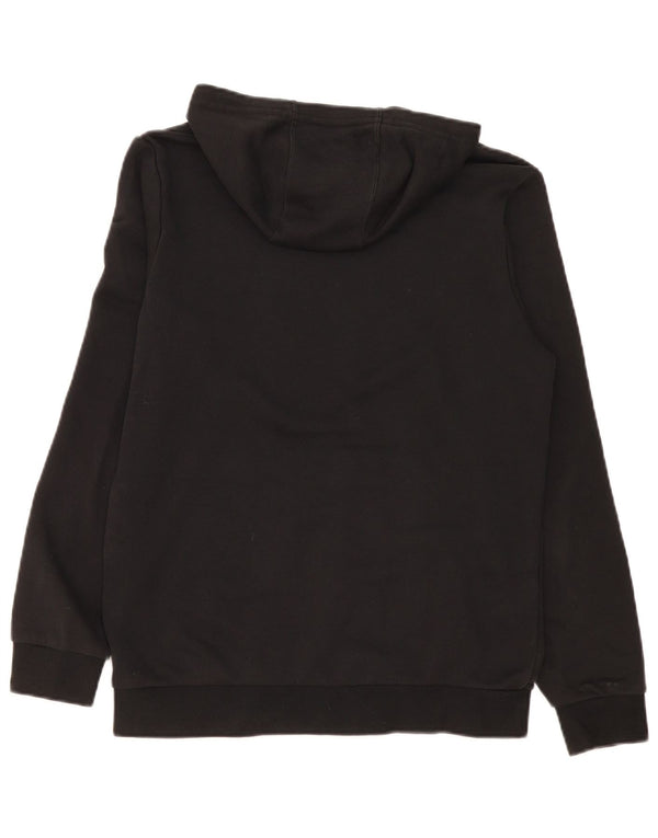 Felpa con cappuccio grafica Adidas da ragazzo 15-16 anni in cotone nero