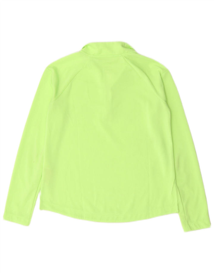 Top della tuta pullover Nike Dri Fit con zip e collo da ragazzo 13-14 anni Verde