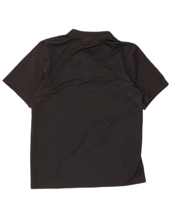 Maglietta grafica Adidas da uomo All Blacks Top piccola in poliestere nero