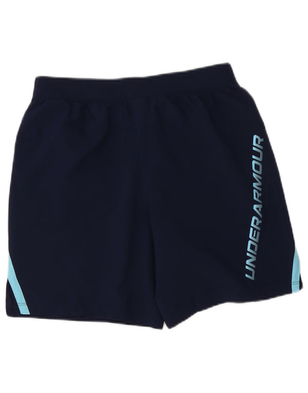 Pantaloncini sportivi Under Armour da ragazzo 11-12 anni Large Blu Navy Colourblock
