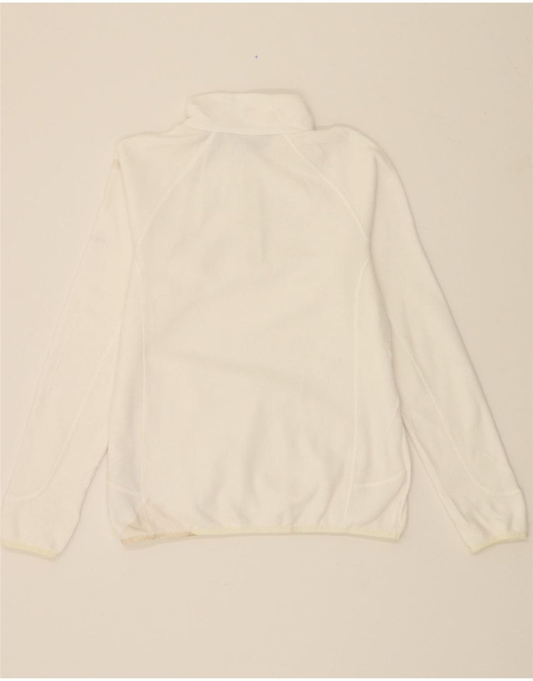 Maglione in pile da donna con collo e zip BERGHAUS UK 14 grande poliestere bianco