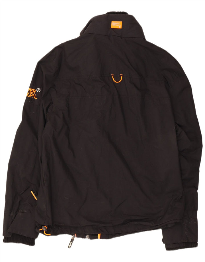 Giacca antipioggia da donna Superdry Engineered UK 20 2XL nylon nero