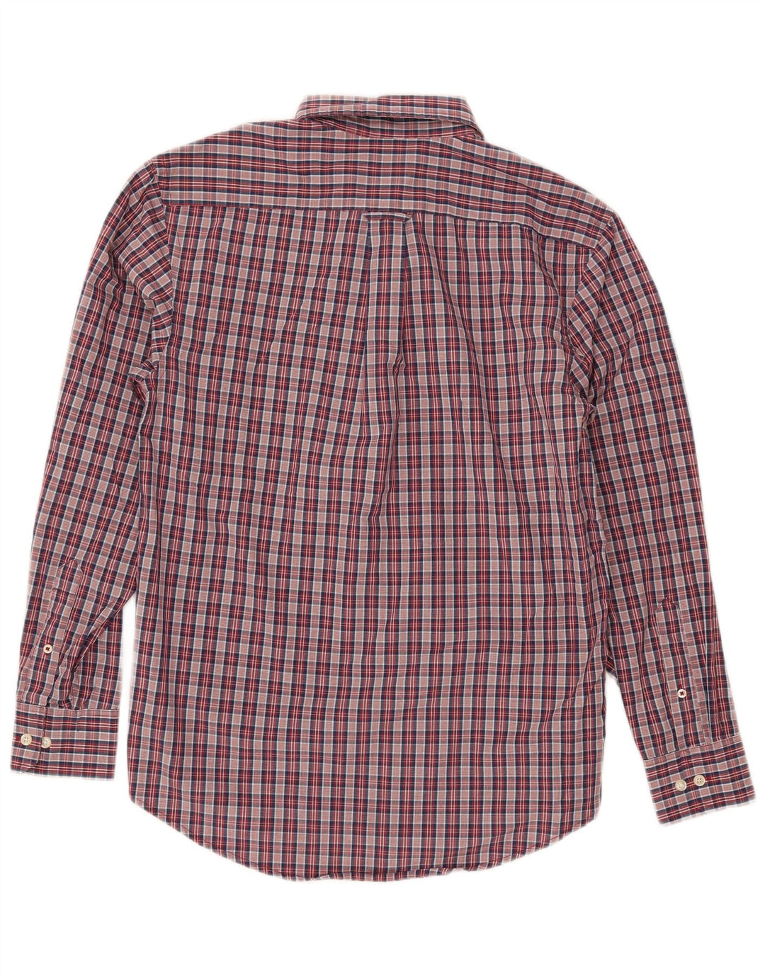 Camicia da uomo IZOD piccola in cotone a quadri rossi