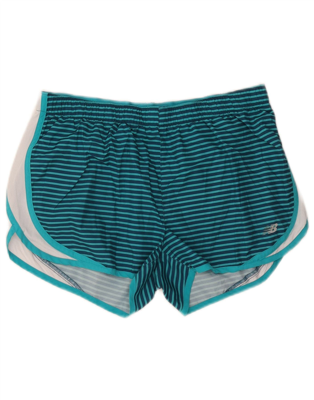 Pantaloncini sportivi da donna NEW BALANCE UK 14 medio blu navy a righe