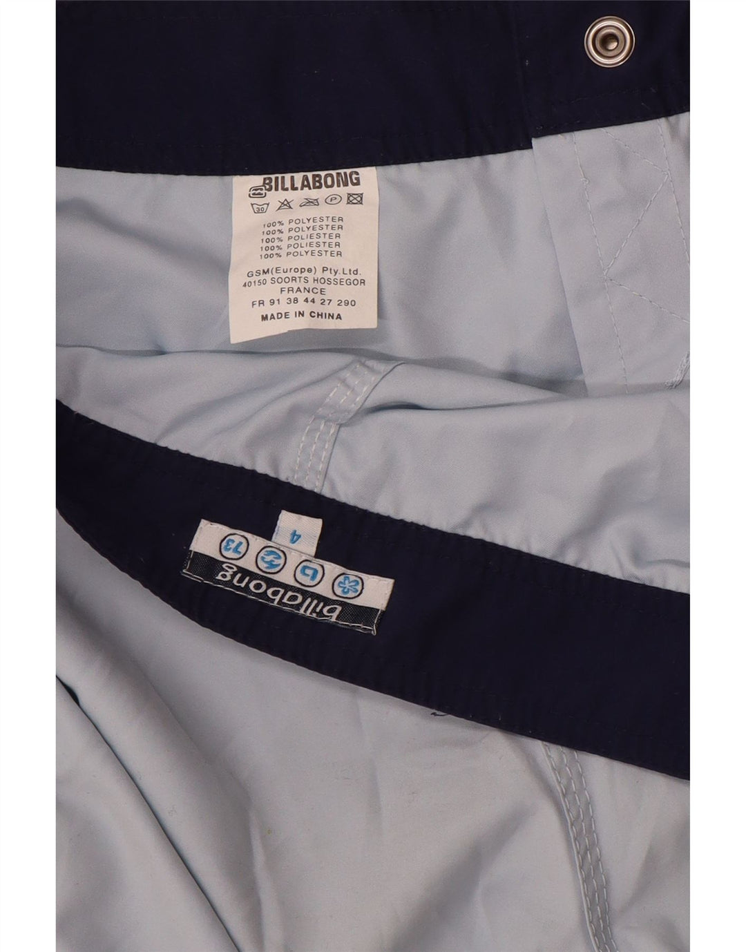 Pantaloncini da bagno da donna BILLABONG UK 4 XS Blu Colourblock Poliestere