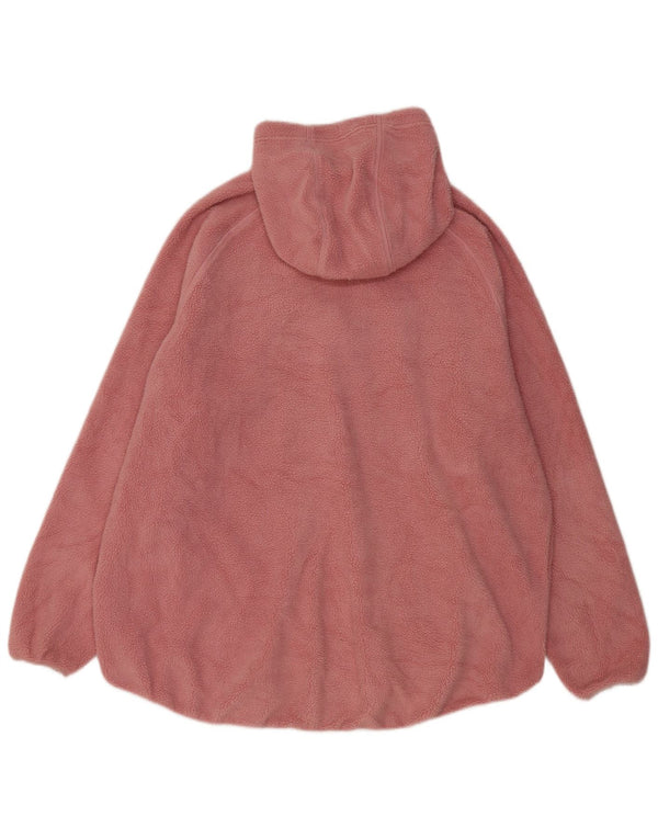 Maglione in pile da donna con collo e zip Fila UK 22 3XL poliestere rosa