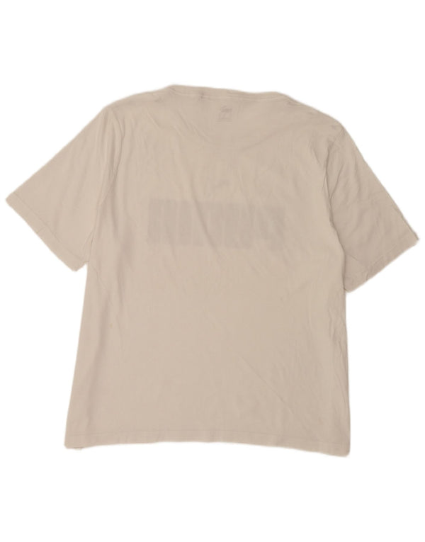T-shirt grafica da uomo Puma Top 2XL cotone bianco