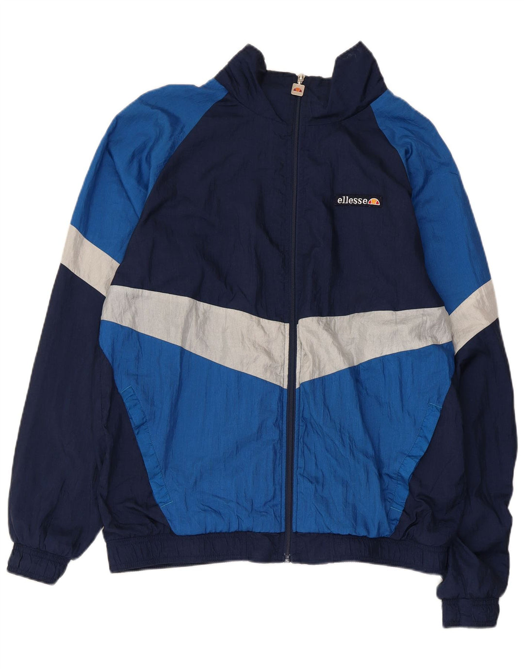 Giacca da ginnastica da uomo Ellesse XL Blu in poliestere color block