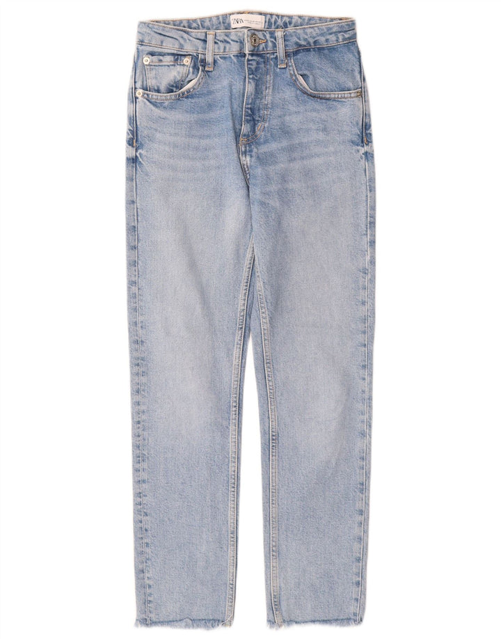 Jeans slim da donna Zara EU 34 2XS W24 L26 Blu