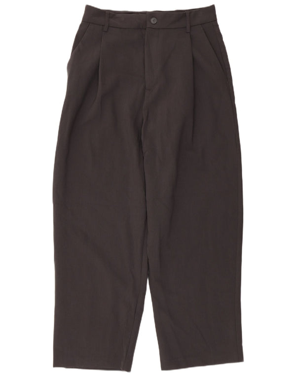 Pantaloni chino con pegging a vita alta da uomo Zara EU 38 Small W30 L29 Grigio