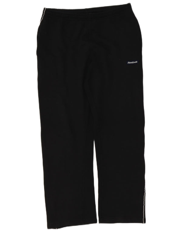 Pantaloni da tuta Reebok da uomo in cotone nero medio