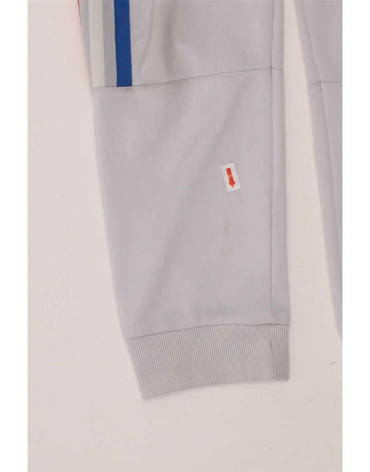 ADIDAS Boys Tracksuit Trousers Joggers 7-8 Years  Grey Polyester Vintage Adidas and Second-Hand Adidas from Messina Hembry 