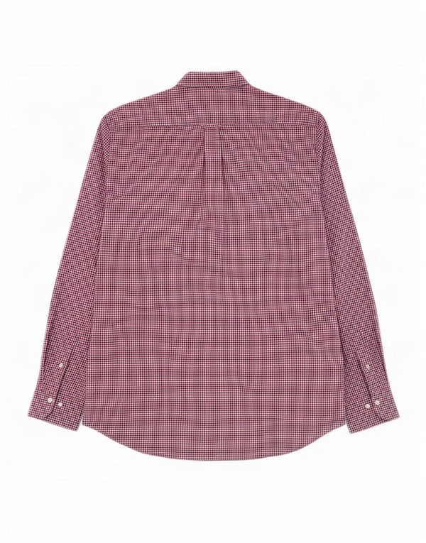 Gant Camicia da uomo vestibilità regolare taglia 41/42 16 1/2 grande percalle multicolore
