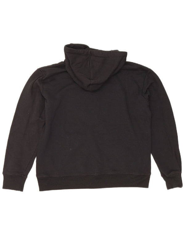 Felpa con cappuccio grafica da donna Umbro UK 14 cotone nero medio