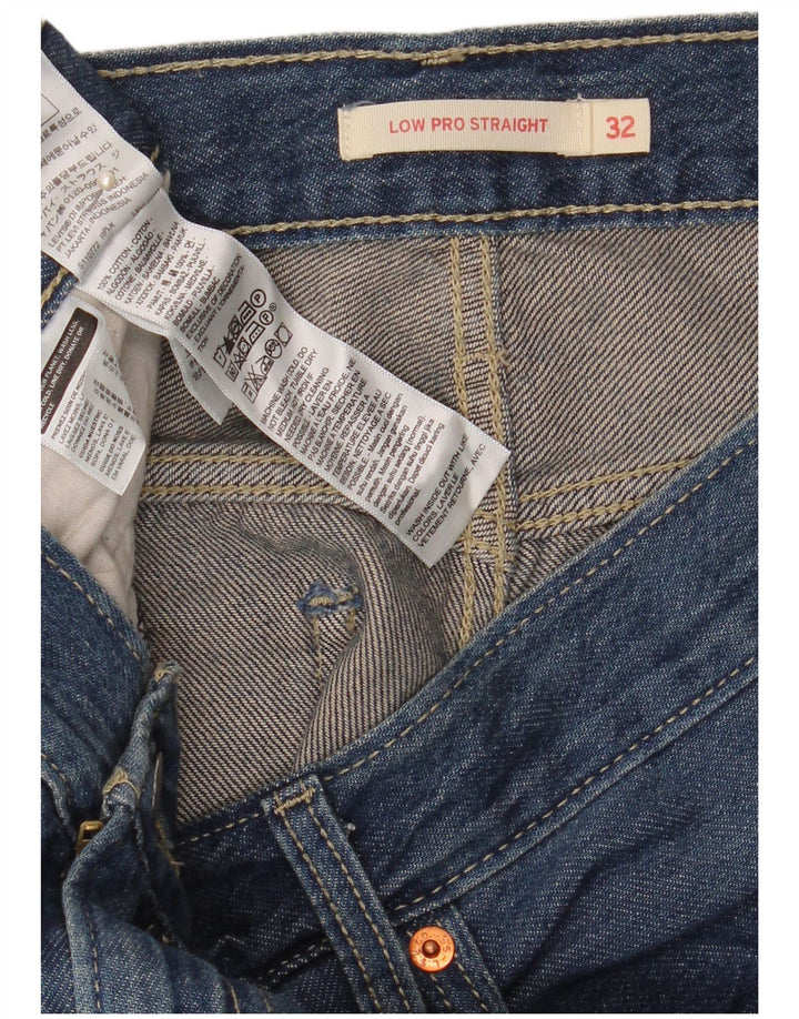 Jeans dritti da uomo Levi's Low Pro W32 L32 cotone blu